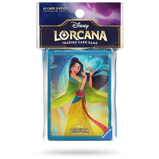 Disney Lorcana Card Protector Fabled Mulan (65ct)