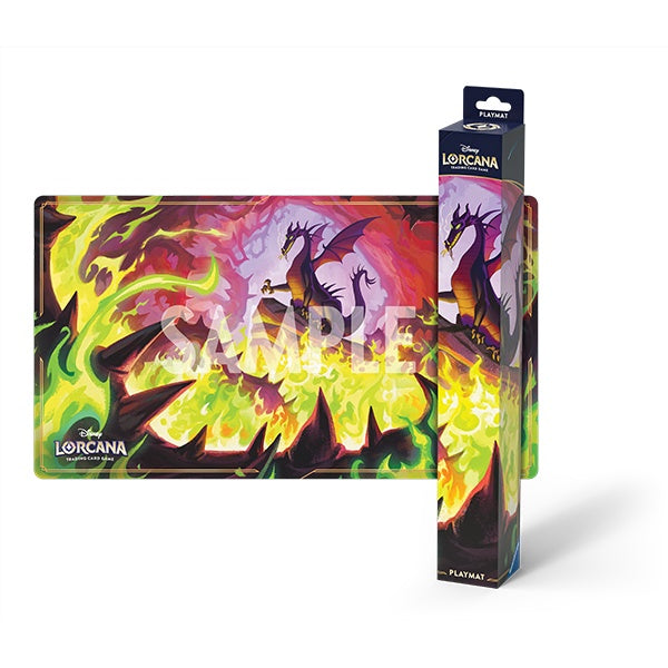 Disney Lorcana Playmat Winterspell Dragon Fire