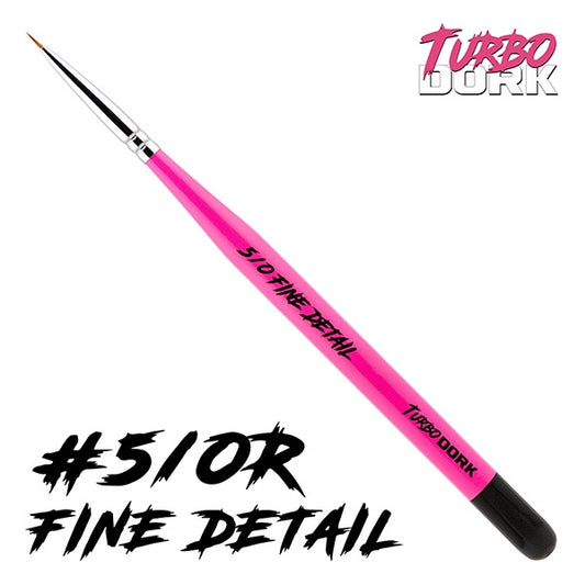 Turbo Dork Brush Fauxlinsky Fine Detail (#5/0 Round)