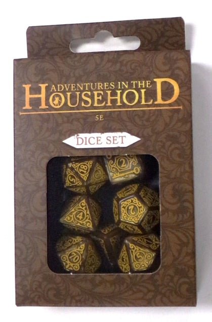 Adventures in the Household RPG Dice Set (5E)