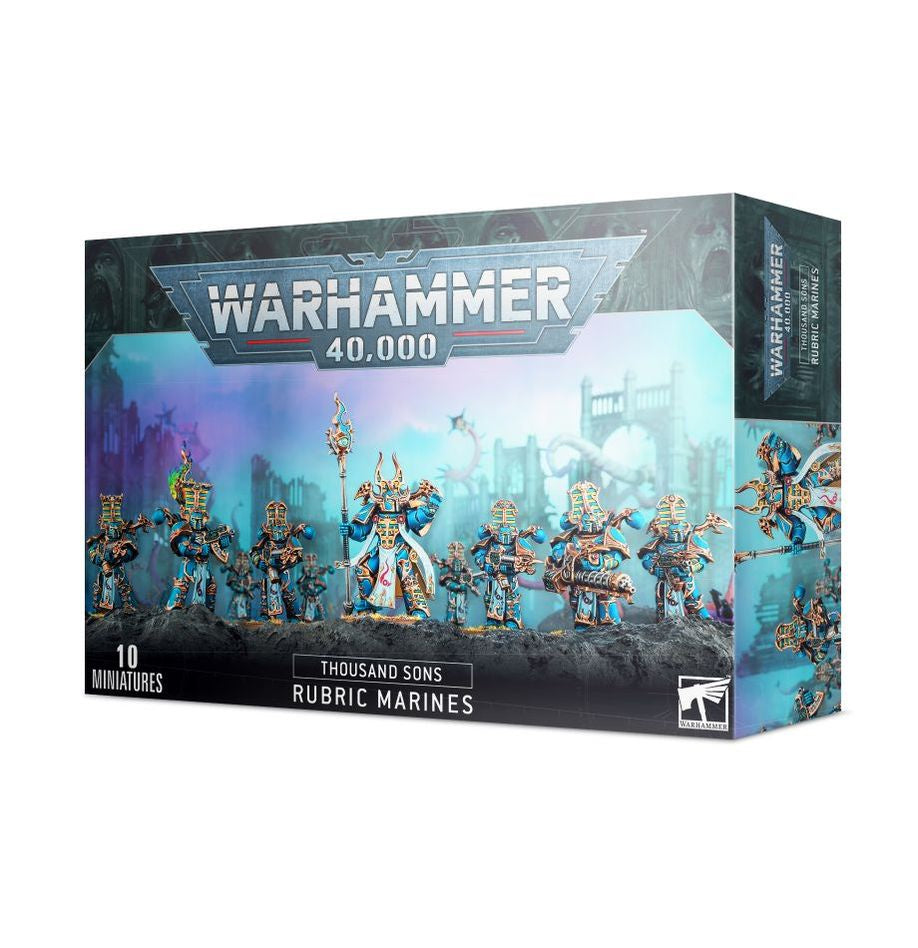 Warhammer 40K Chaos Thousand Sons Rubric Marines