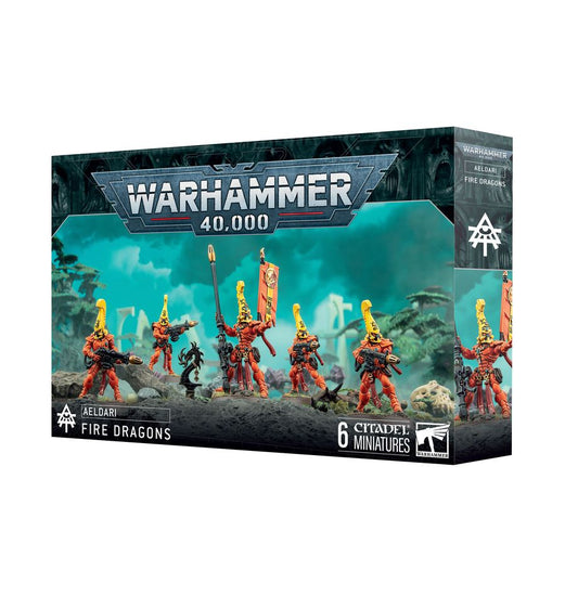 Warhammer 40K Xenos Aeldari Aspect Warriors Fire Dragons