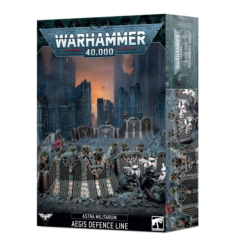 Warhammer 40K Terrain Astra Militarum Aegis Defence Line