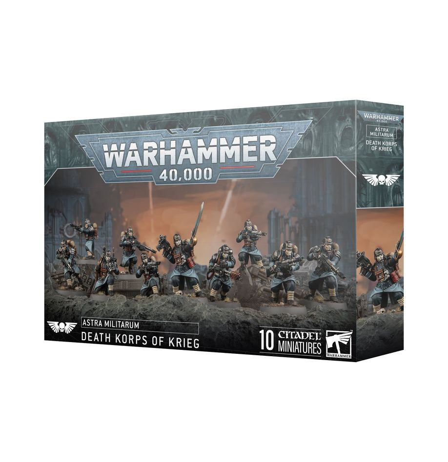 Warhammer 40K Astra Militarum Death Korps of Krieg Infantry Squad
