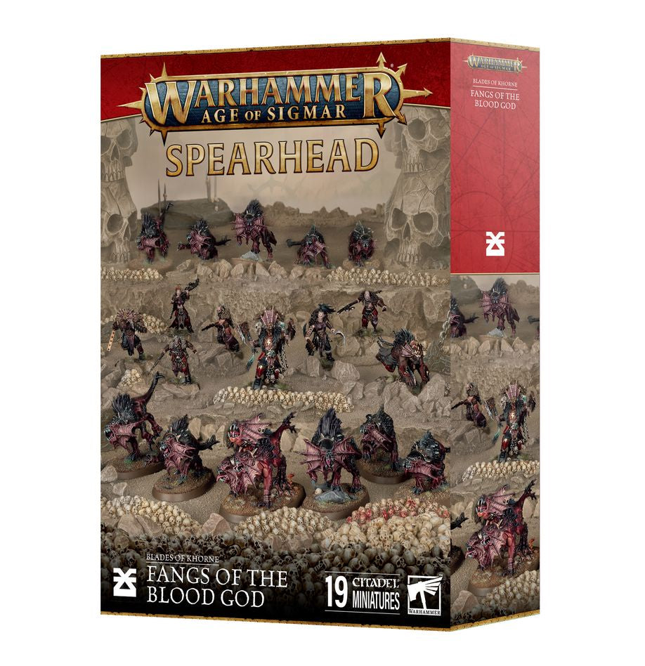 Warhammer AoS Chaos Blades of Khorne Fangs of the Blood God Spearhead