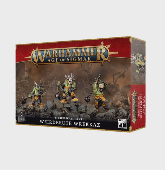 Warhammer AoS Destruction Orruk Warclans Weirdbrute Wrekkaz or Brute Ragerz