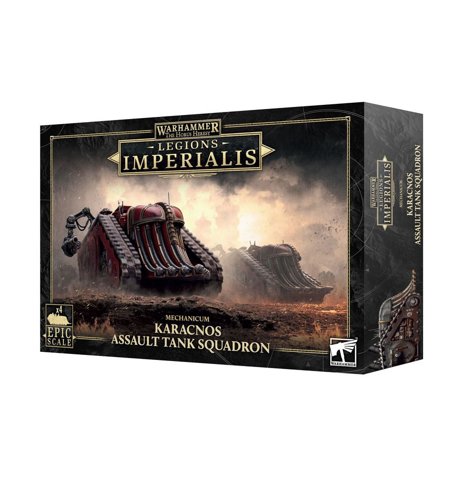 Warhammer Legions Imperialis HH Mechanicum Karacnos Assault Tank Squadron