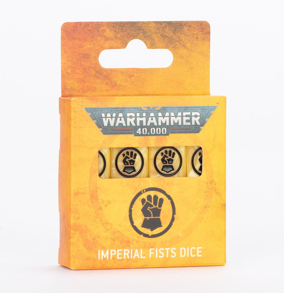 Warhammer 40K Faction Dice Adeptus Astartes Imperial Fists 10th Edition