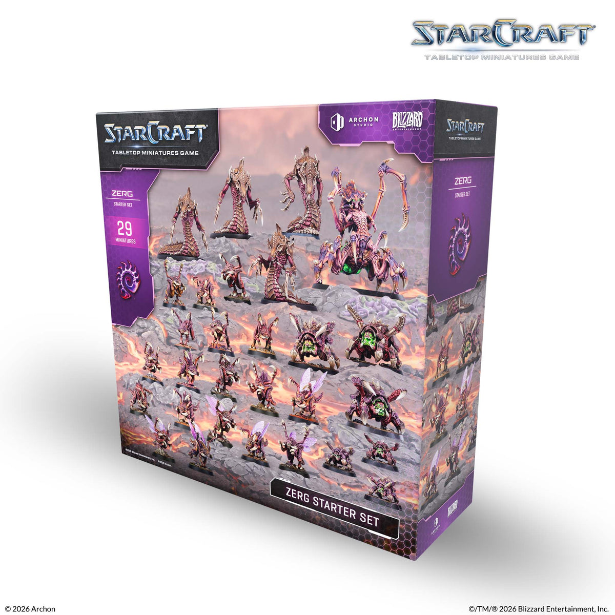 Starcraft the Miniatues Game Zerg Starter Set