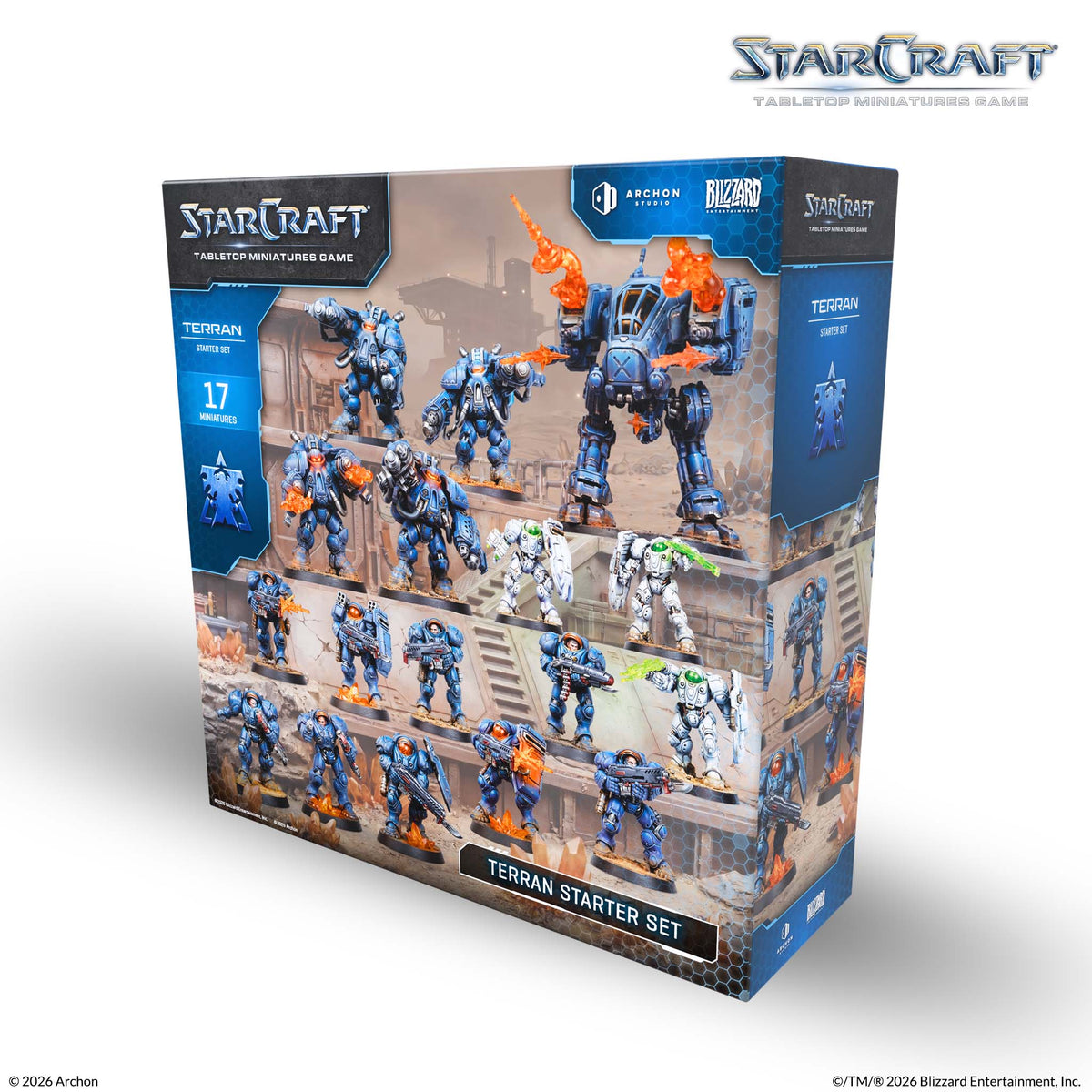 Starcraft the Miniatures Game Terran Starter Set