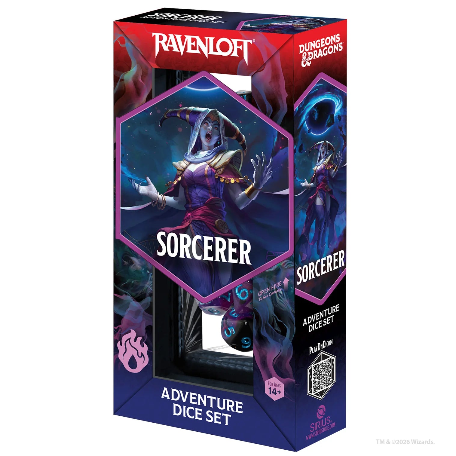 Sirius Dice Dungeons & Dragons Adventurer Dice Series 04 Ravenloft