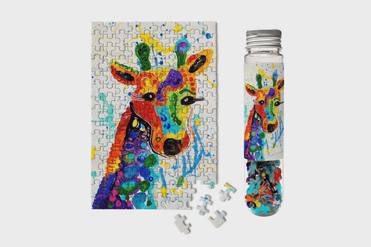 MicroPuzzle Rainbow Giraffe