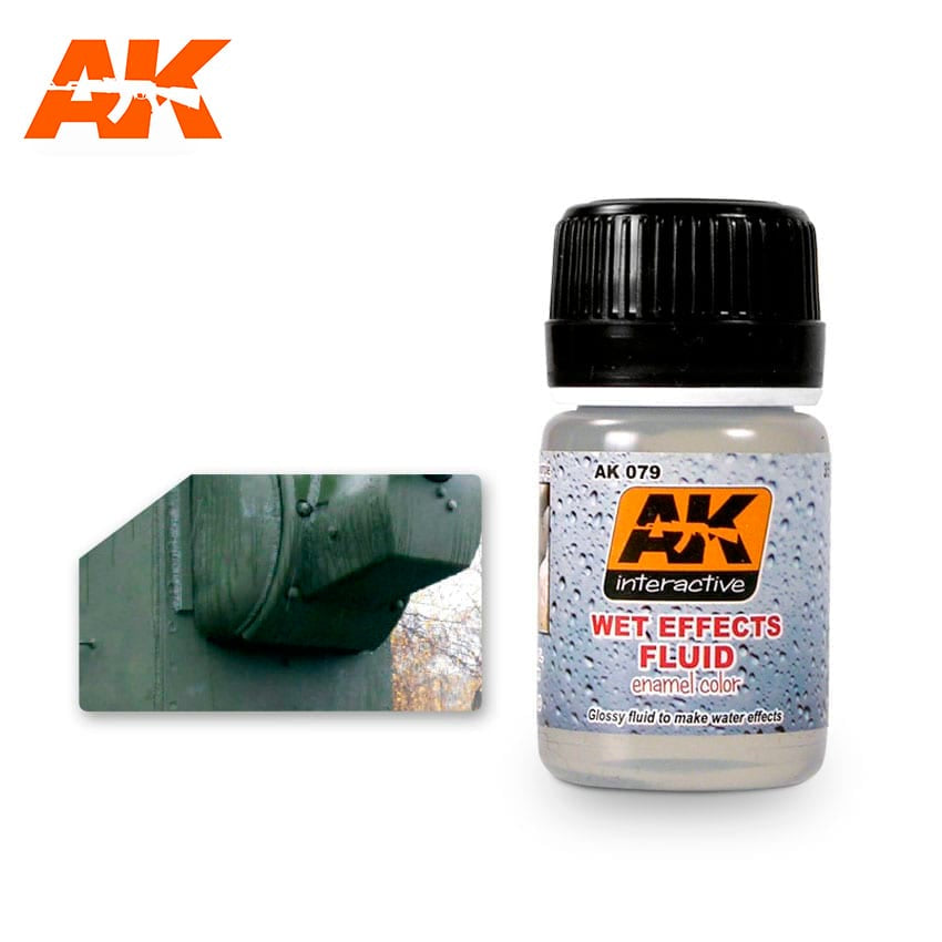 AK Interactive Weathering Enamel Color Wet Effects Fluid 35ml