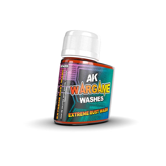 AK Interactive Wargame Enamel Wash Extreme Rust (35ml)