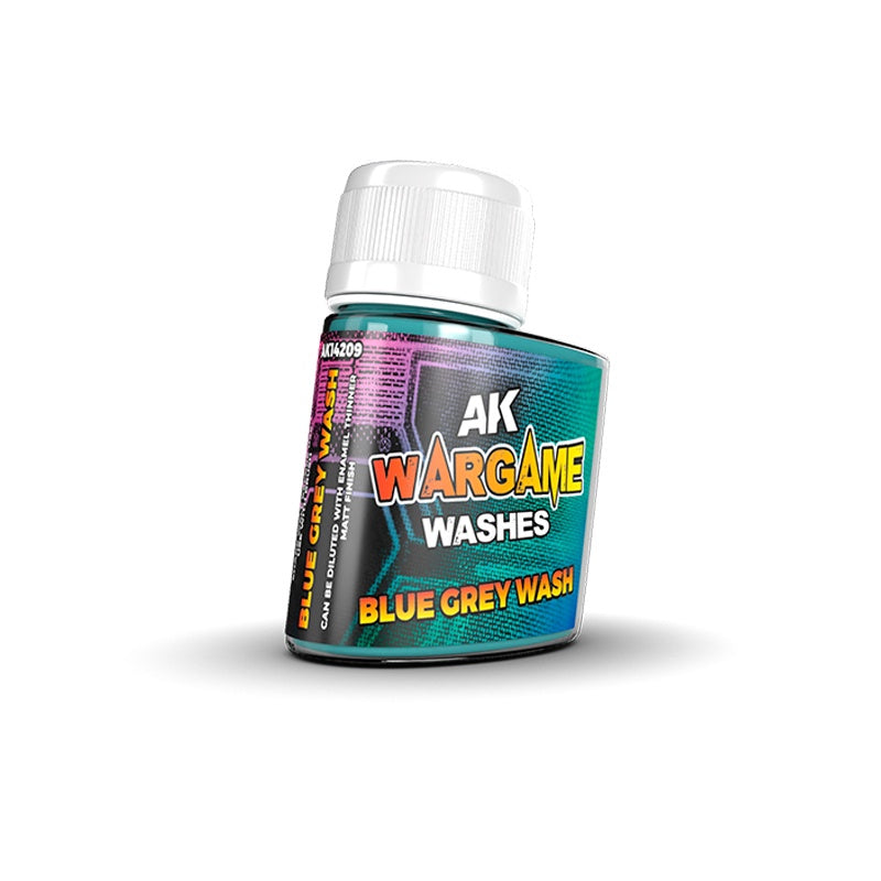 AK Interactive Wargame Enamel Wash Blue Grey (35ml)