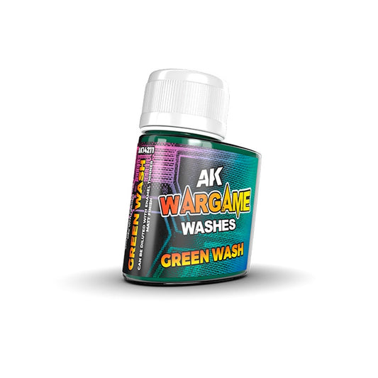AK Interactive Wargame Enamel Wash Green (35ml)