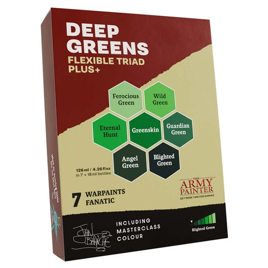 Army Painter Warpaints Fanatic Flexible  Triad PLUS+ Deep Greens