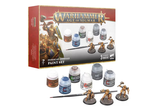 Citadel Hobby Paint Set Warhammer AoS Stormcast Eternals Sequitors