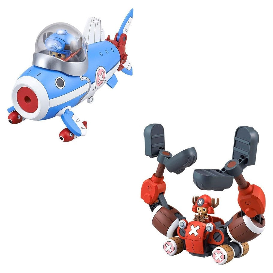 One Piece Model Kit Chopper Robo 03 Submarine & 05 Crane