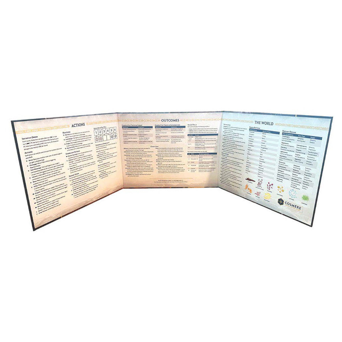 Cosmere RPG Stormlight RPG  GM Screen