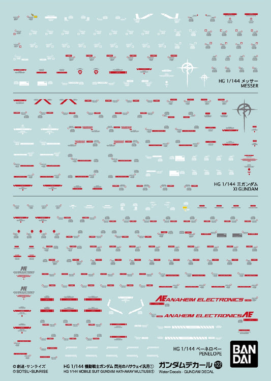 Gunpla Decal Gundam Hathaway GD-122 Gundam Hathaway (RG 1/144)