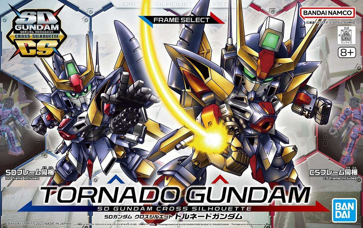 Gunpla Mobile Suit Super Deformed Gundam Cross Silhouette Tornado Gundam