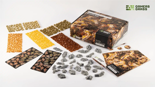 Gamers Grass Basing Box Set Golden Autumn Glade