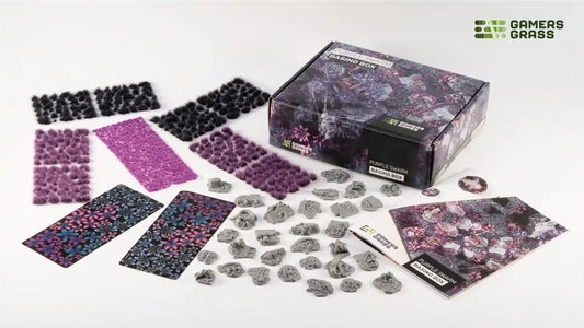 Gamers Grass Basing Box Set Purple Swarm