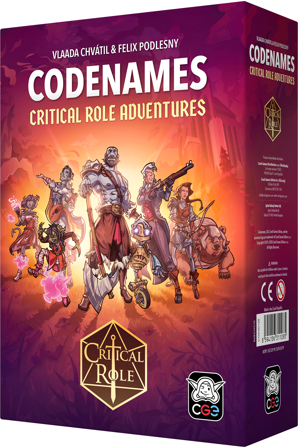 Codenames 2.0 Critical Role Adventures
