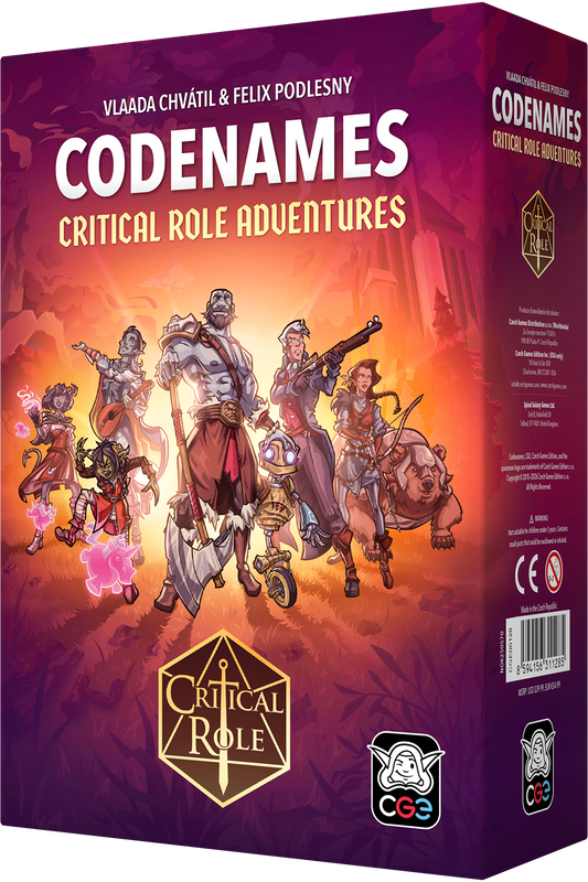 Codenames 2.0 Critical Role Adventures