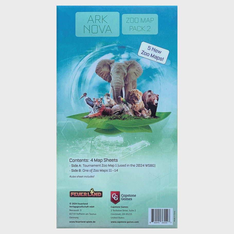 Ark Nova Zoo Map Pack 02