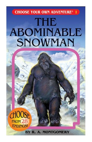 Choose Your Own Adventure Book 01 The Abominable Snowman