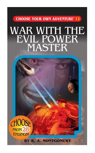 Choose Your Own Adventure Book 12 War with the Evil Power Master