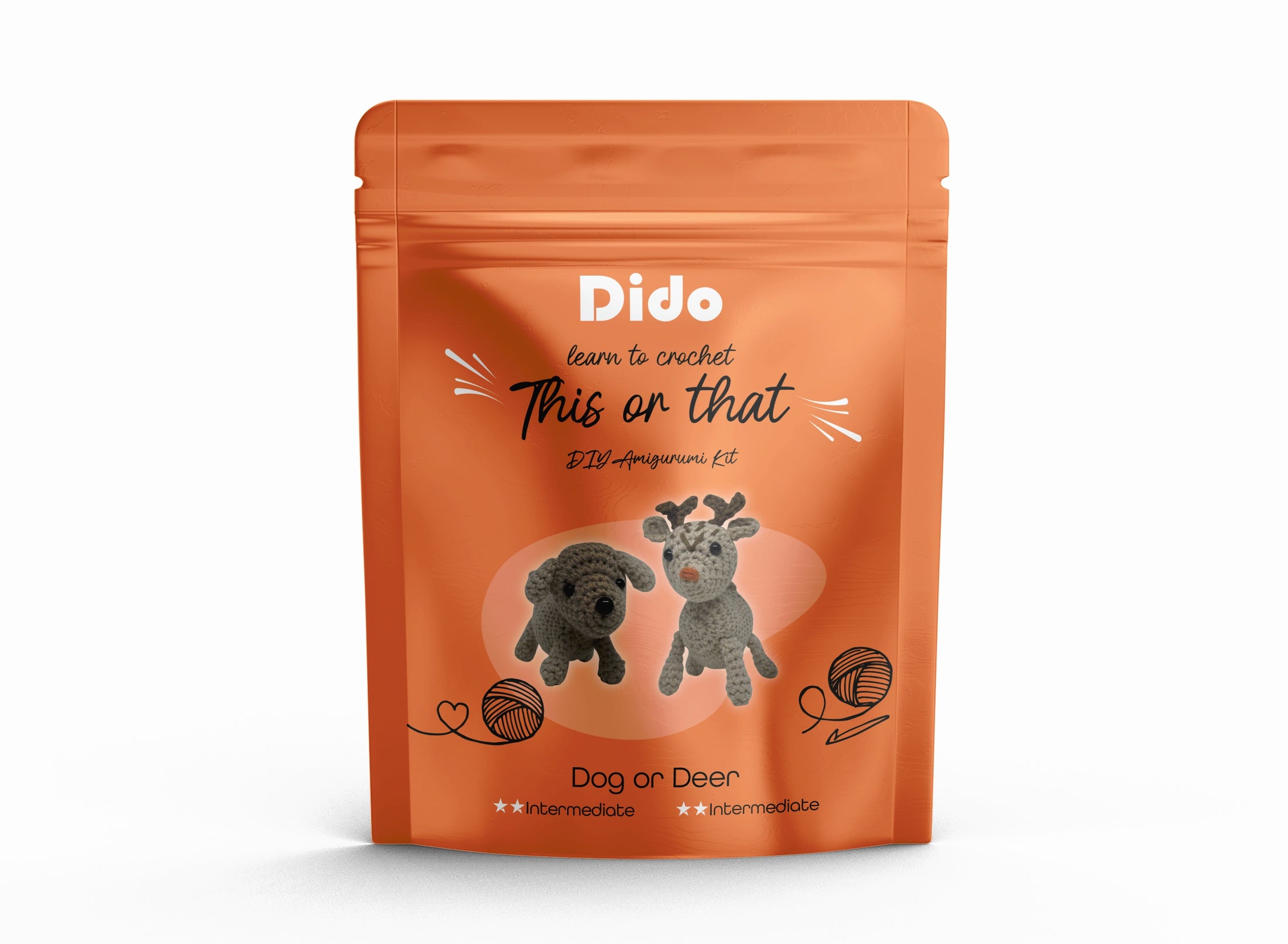 Dido DIY Amigurumi Kit Dog or Deer
