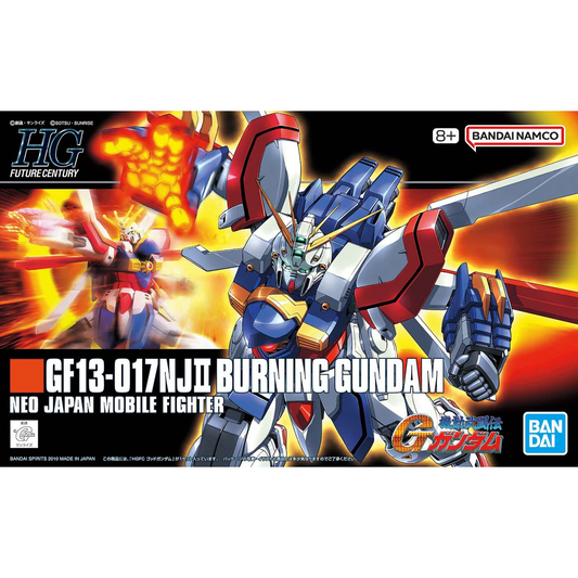 Gunpla Mobile Suit Gundam High Grade Future Century Burning Gundam