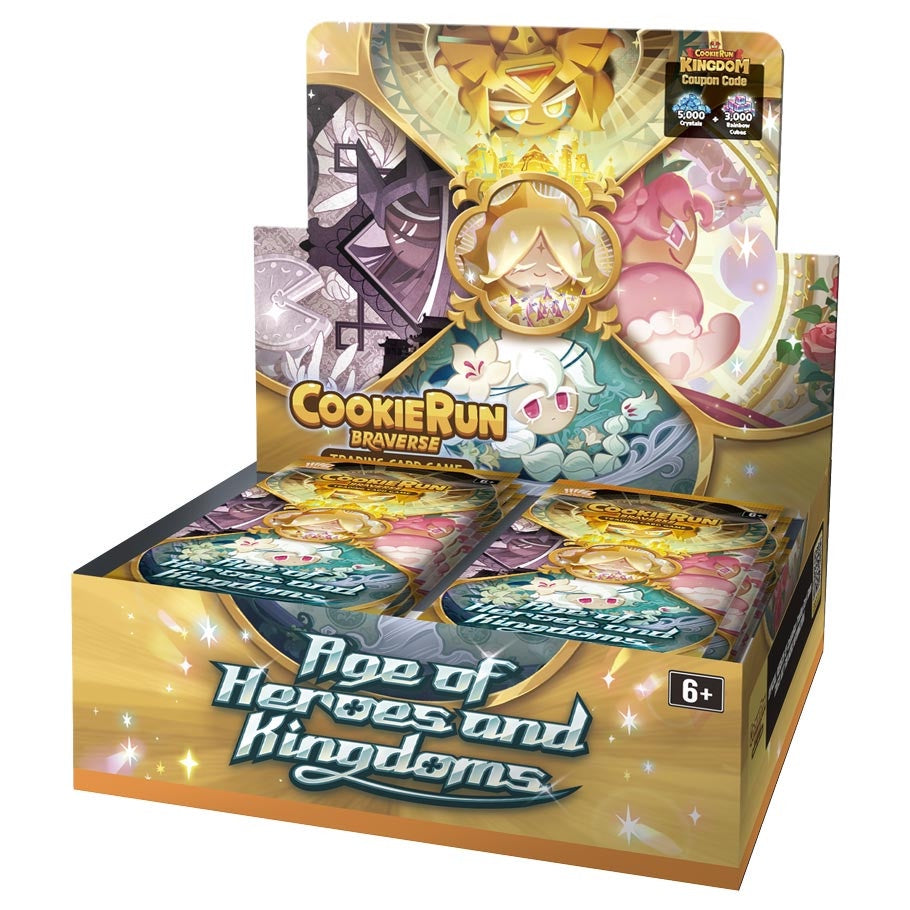CookieRun TCG Set 02 Age of Heroes and Kingdoms Booster Box (28)