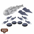 Load image into Gallery viewer, Dystopian Wars The Covenant of the Enlightened Chione Battlefleet
