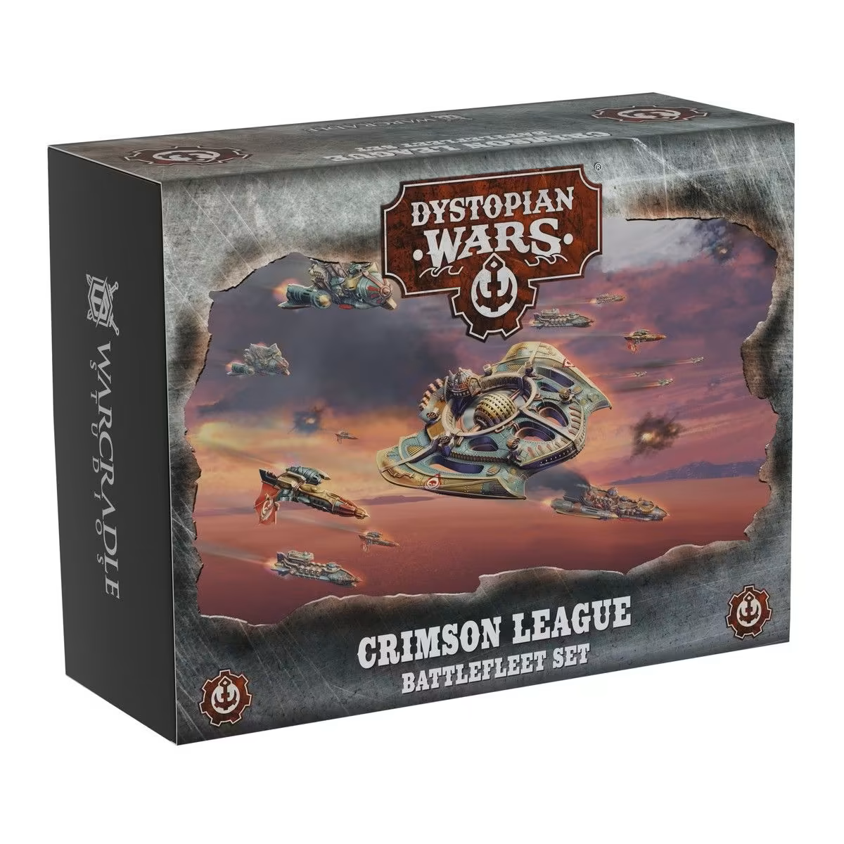 Dystopian Wars Privateeers Crimson League Battlefleet