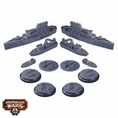 Load image into Gallery viewer, Dystopian Wars Privateeers Merchant Convoy Squadrons
