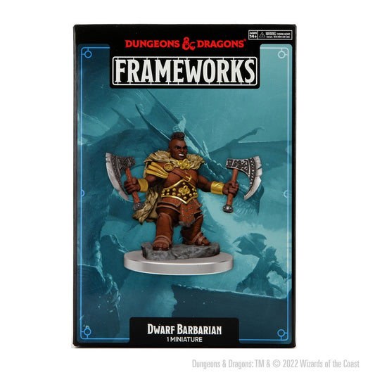 Dungeons & Dragons Frameworks w01 Dwarf Barbarian Female