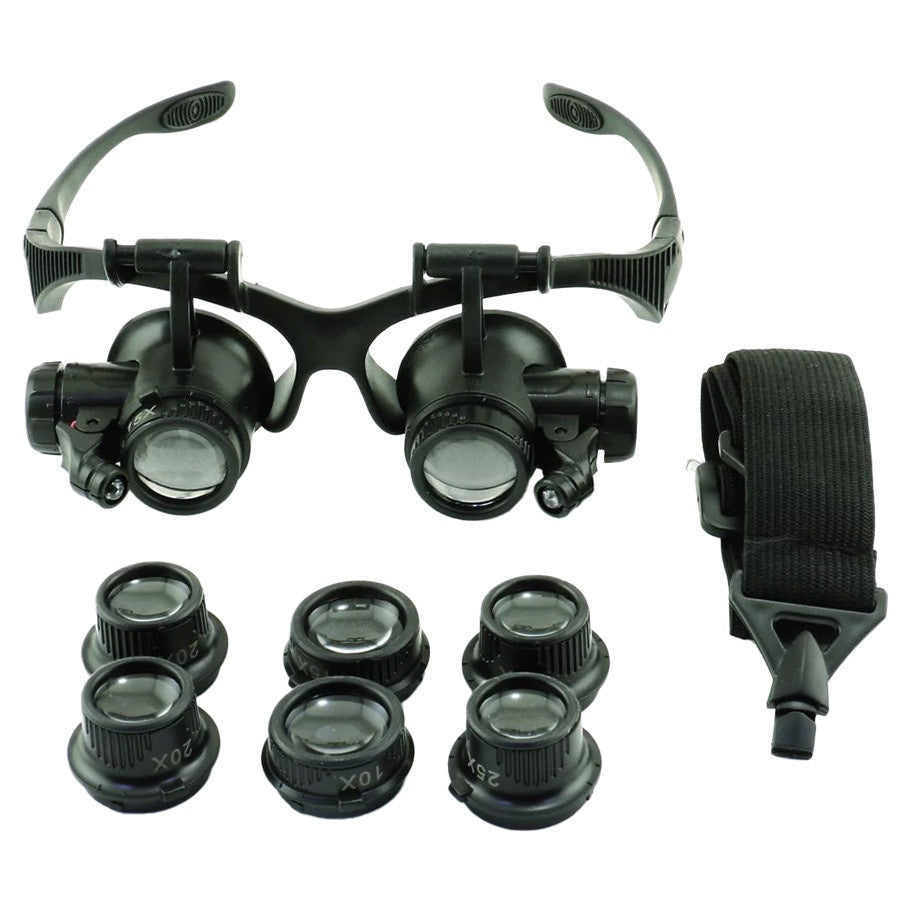 Magnifier Eyewear Mult Powered w/ LED