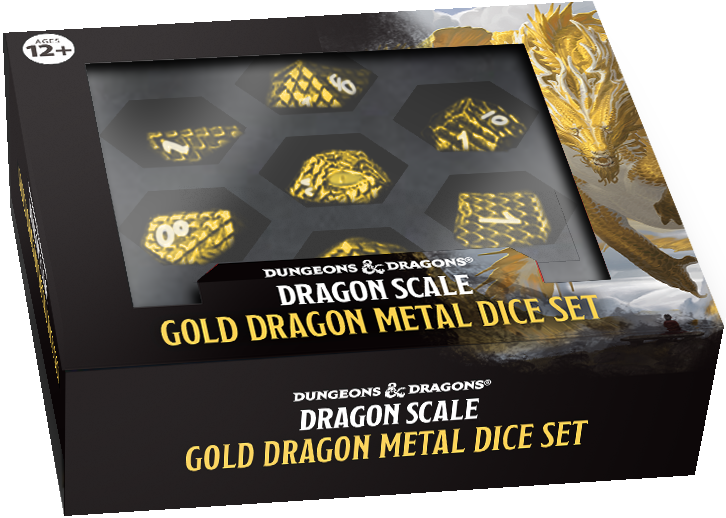 Fanroll Dragon Scale Dice Set Metal