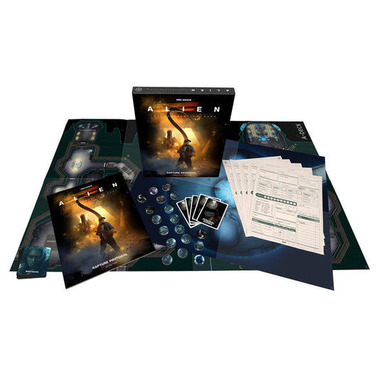 Alien RPG Adventure Rapture Protocol Cinematic Adventure Set