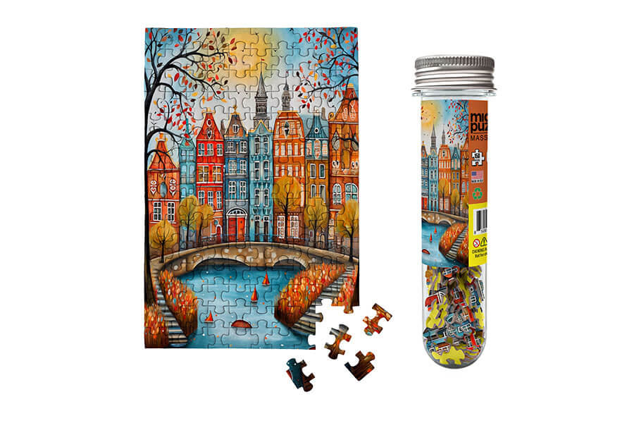 MicroPuzzles CityScape Fall on the Canals