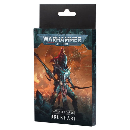 Warhammer 40K Datasheet Cards Xenos Drukhari