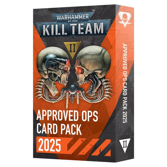 Warhammer 40K Kill Team Rules Approved Ops Card Pack 2025