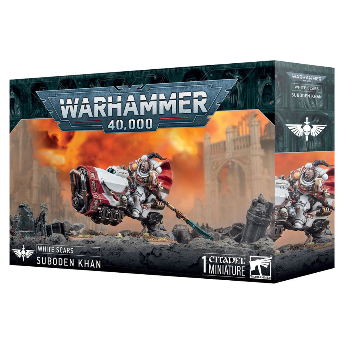 Warhammer 40K Adeptus Astartes White Scars Suboden Khan