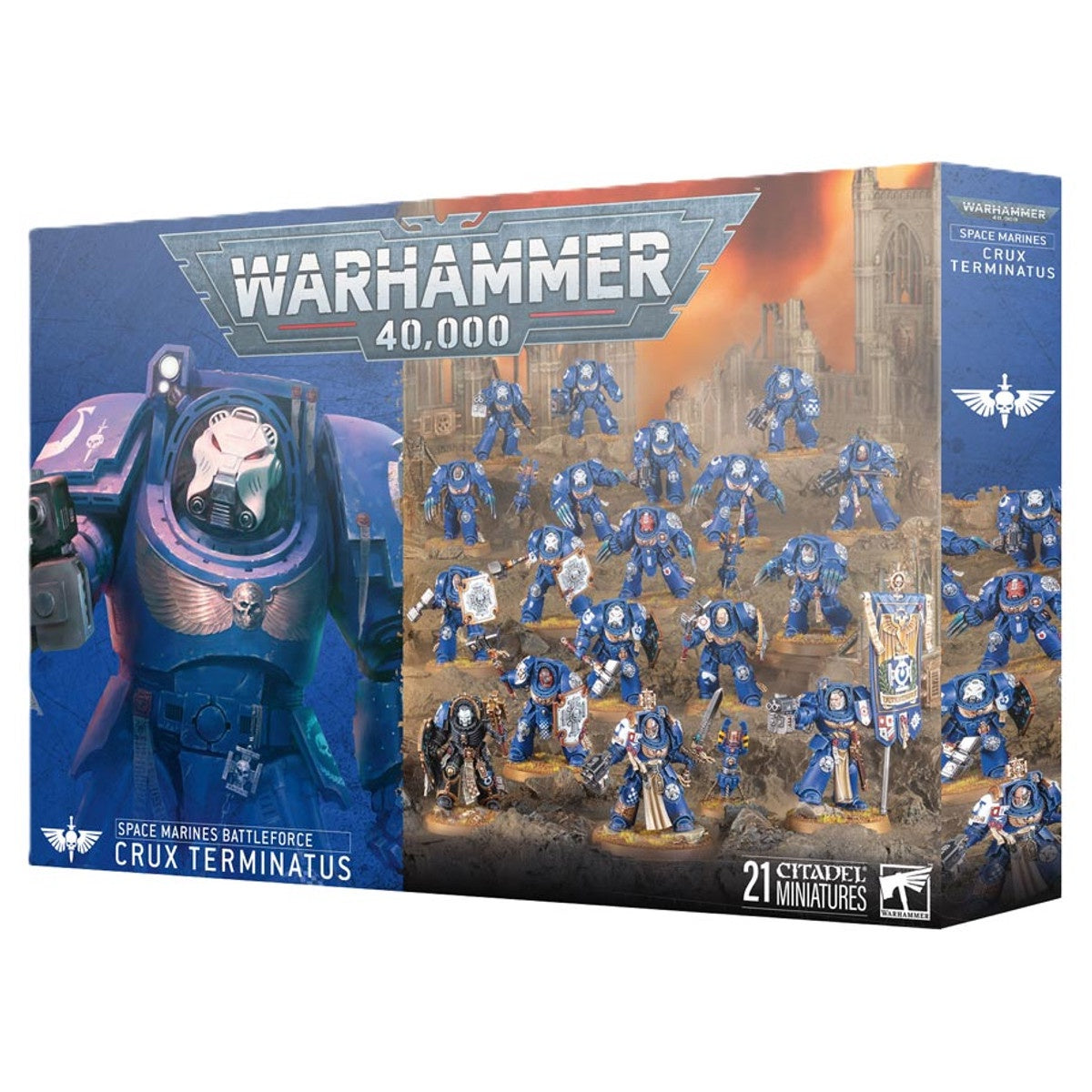 Warhammer 40K Battleforce Adeptus Astartes Ultramarines Crux Terminatus