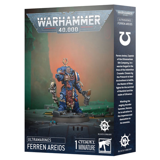 Warhammer 40K Adeptus Astartes Ultramarines Captain Ferren Areios