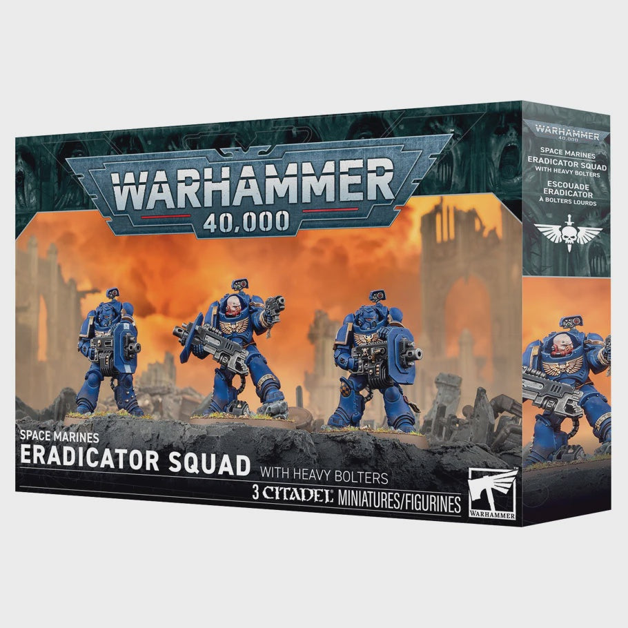 Warhammer 40K Adeptus Astartes Eradicators with Heavy Boltors Squad